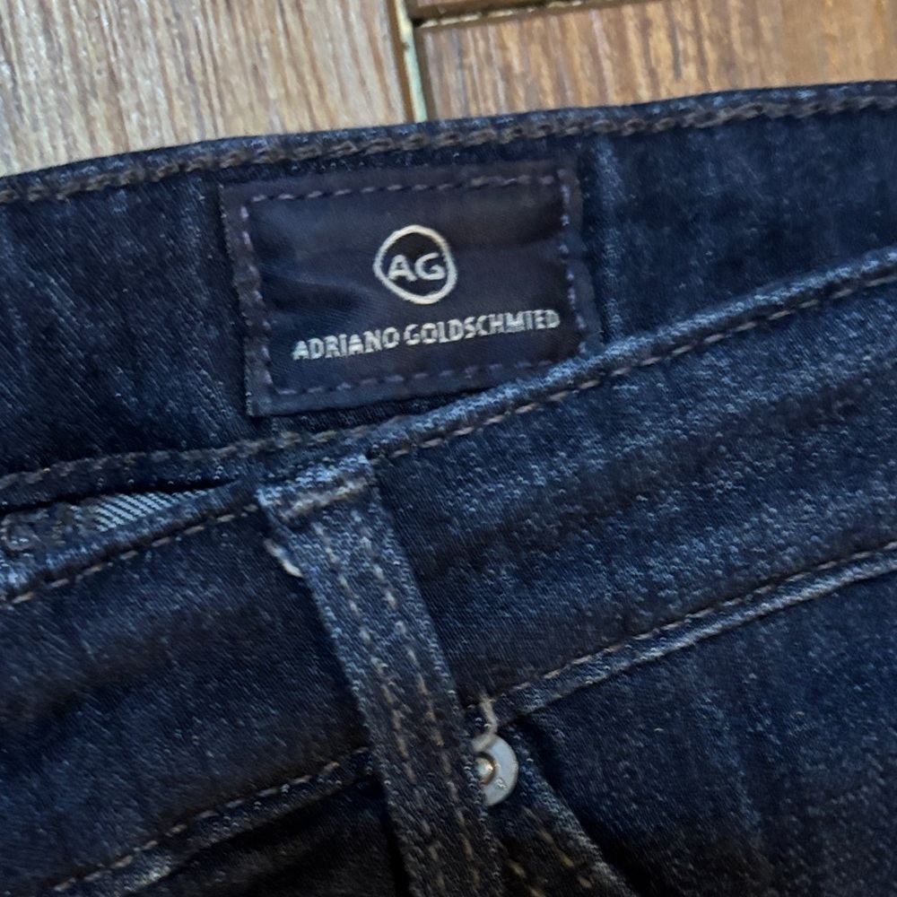 Adriano Goldschmidt AG The Stevie Slim Straight Dark Blue Jeans 27R - Picture 4 of 12